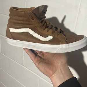 Tan Hightop Vans
